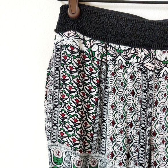 Maje Paris panita print crepe trousers - Picture 3 of 5